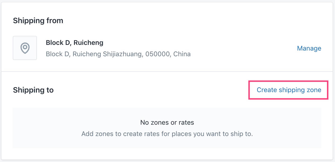 Shopify Shipping 运费设置教程插图6