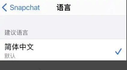 snapchat怎么设置中文？苹果snapchat英文切换中文教程插图4